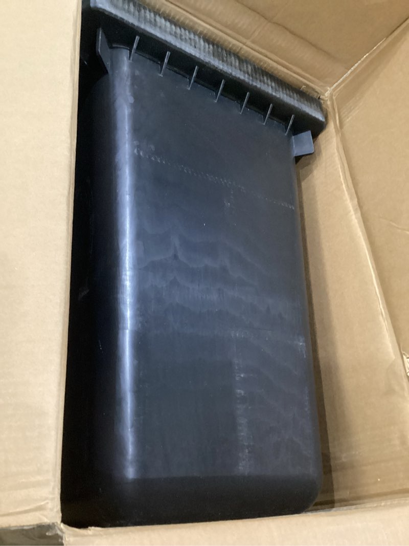 Condition photo showing As Is for 16"x16"x24" deep sump catch basin - frost-line ready yard drain box with sediment filter, extra deep for cold climates & heavy debris 16.1 x 16.1 x 23.6 inch