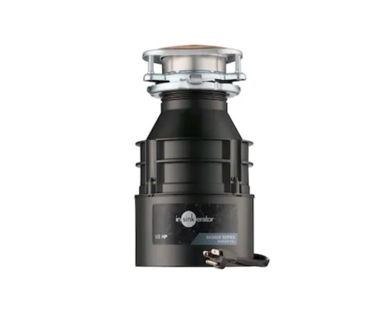 insinkerator badger 5xl continuous feed 1/2-hp septic safe corded garbage disposal
