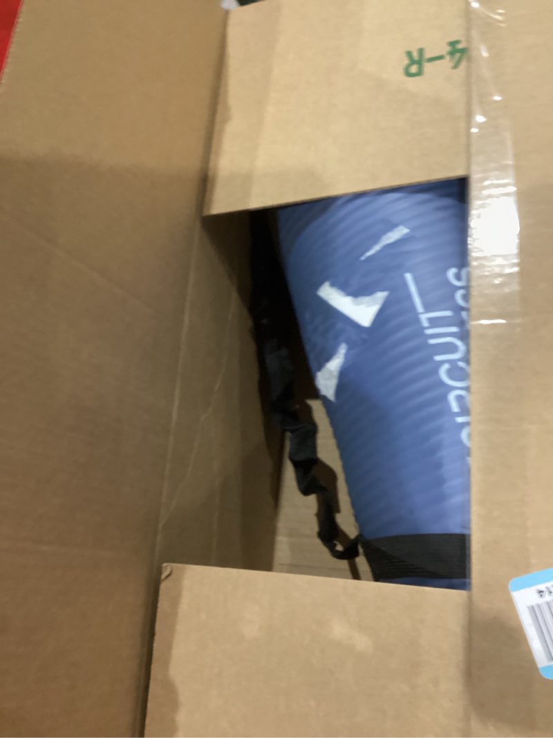 Condition photo showing Good Condition for Circuit Fitness by Marcy Non-Slip Multi-Purpose Exercise Yoga Mats with Carrying Strap Multi-Thickness, Multi-Color Options Sapphire Blue (1/2-inch)