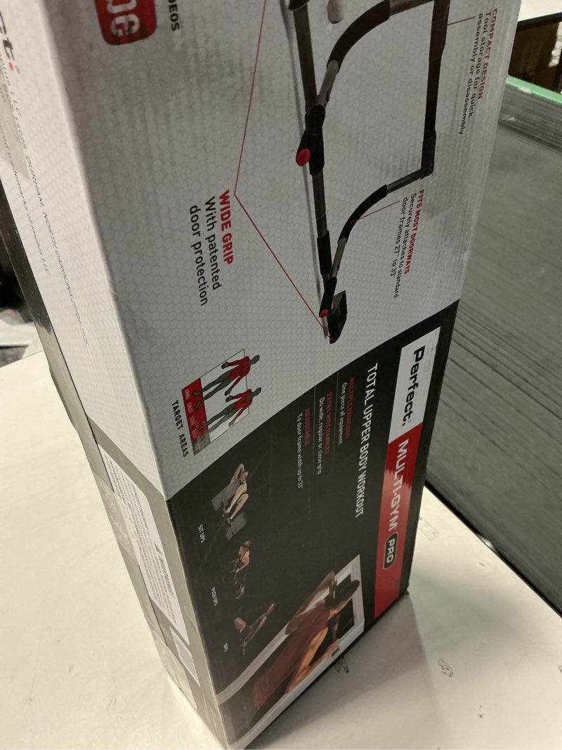 Condition photo showing Good Condition for Perfect Fitness Multi-Gym Doorway Pull Up Bar and Portable Gym System MULTI GYM PRO V2