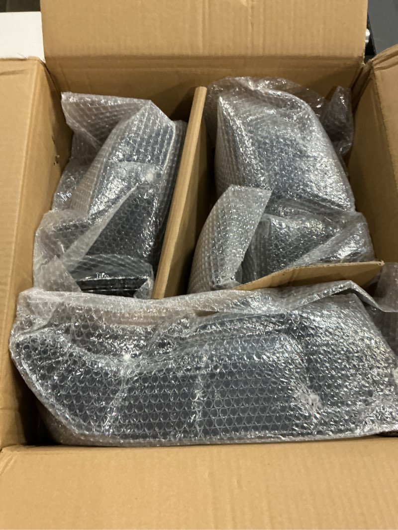 Condition photo showing New/Like New for led drl headlights compatible with 1992-1996 ford f150 f250 f350 & bronco replacements headlamp clear reflector black housing black housing clear reflector (drl)