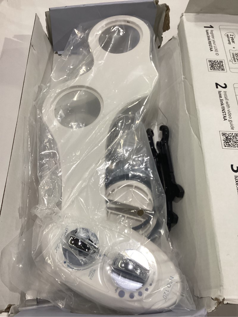 Condition photo showing Good Condition for luxe bidet neo 120 - single nozzle, self-cleaning, non-electric bidet attachment for toilet seat, adjustable water pressure, rear wash (white)