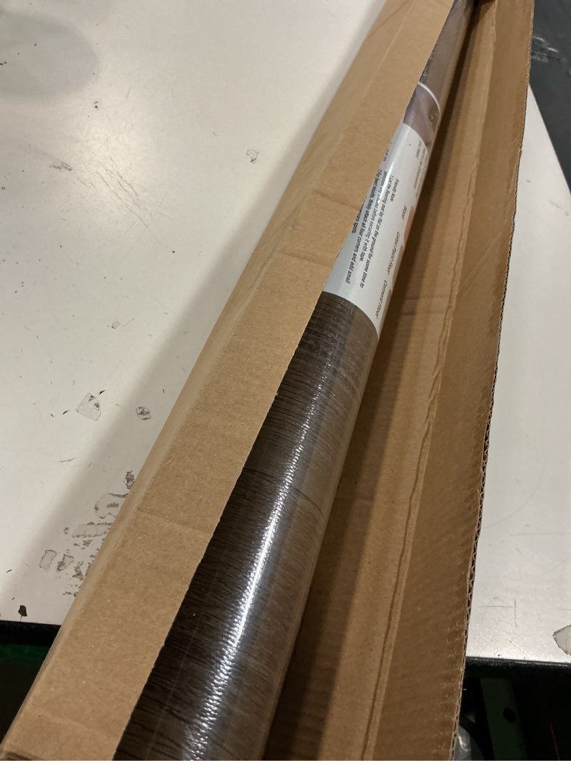 Condition photo showing Good Condition for Freshtour Vinyl Flooring Roll, Versatile Removable PET Leather-Like Floor Covering, Waterproof & Durable, Easy Tape Installation, Cost-Effective for Any Room, Dark Grey Oak/ 32.29 Sq.ft (39.3" x 118") 100W x 300L cm Dark Grey Oak 1