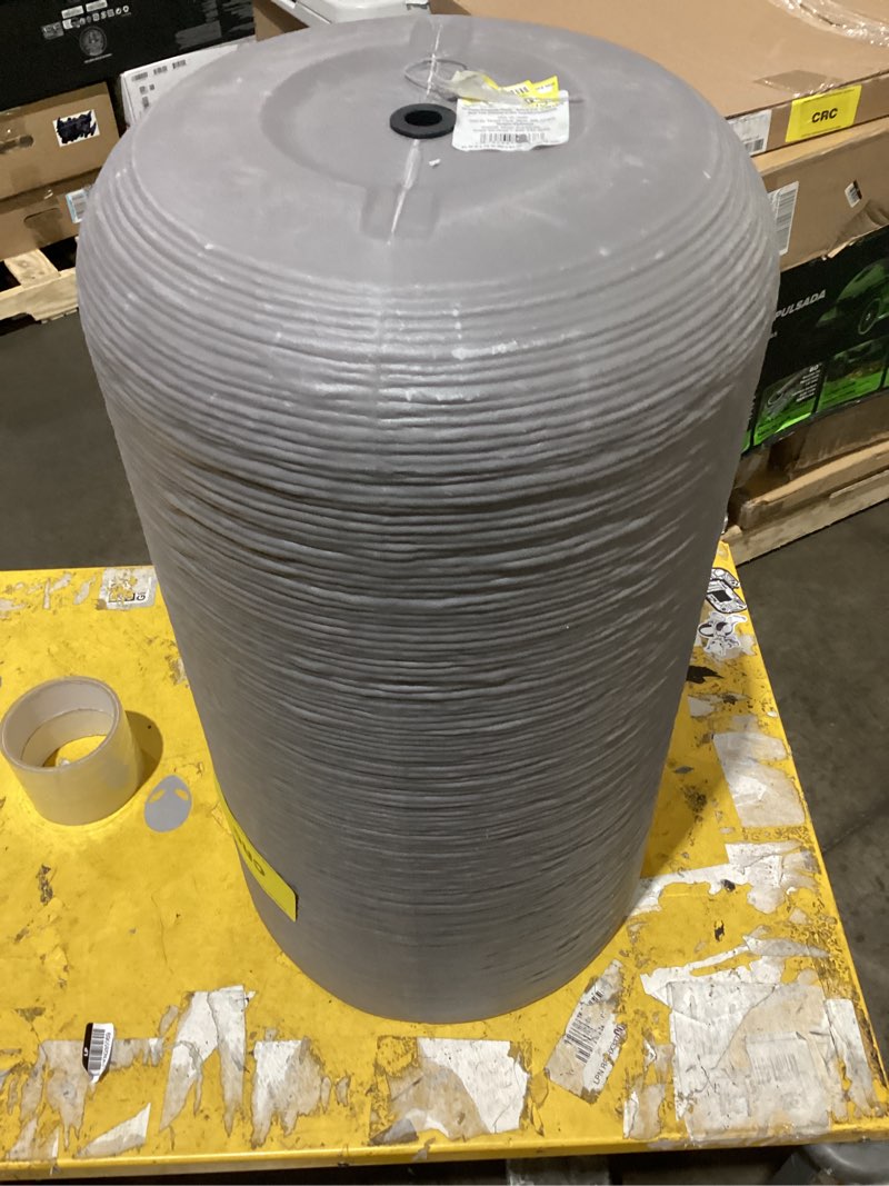 Condition photo showing As Is for fluted outdoor planter gray 12"x21" - threshold™