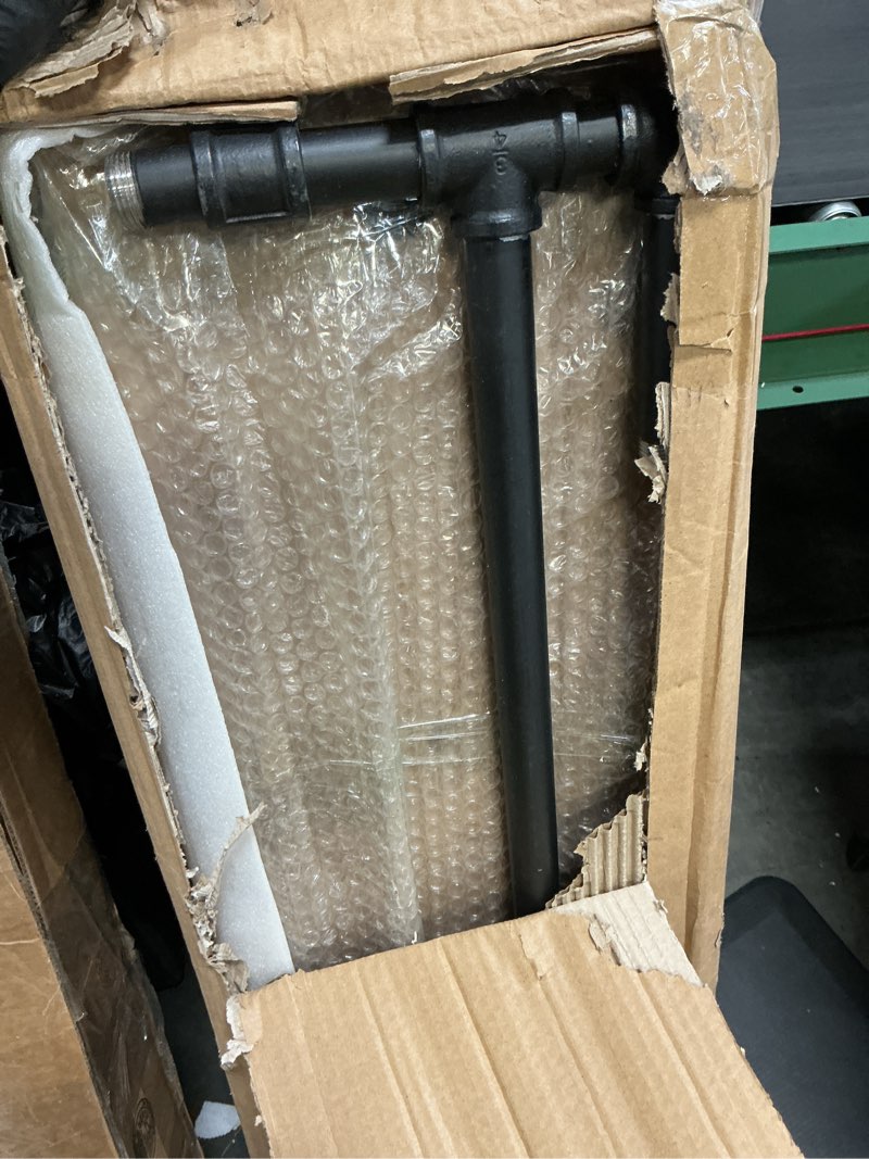 Condition photo showing Good Condition for Industrial Pipe Shelving Pine Shelf,Pipe Shelves with Wood Planks,Wall Mounted Bookshelf,Floating Bar Shelves(3 Tier 48In) 48 inch 3 Tier