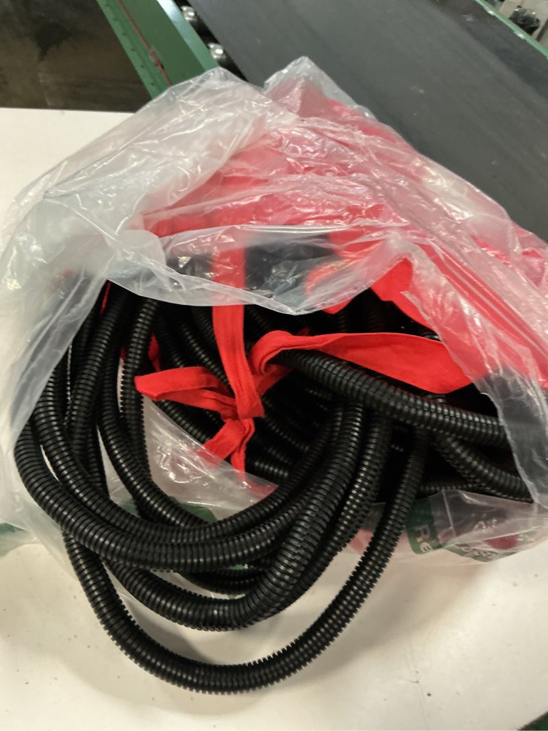 Condition photo showing Good Condition for 120 ft wire loom 1/2 inch, split wire loom tubing wire conduit, wire protector tubing – black 1/2" x 120ft-black