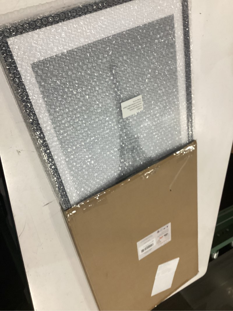 Condition photo showing New/Like New for upsimples 16x24 picture frame, display pictures 14x20 with mat or 16 x 24 without, wall hanging poster frames, black, 1 pack black 16x24