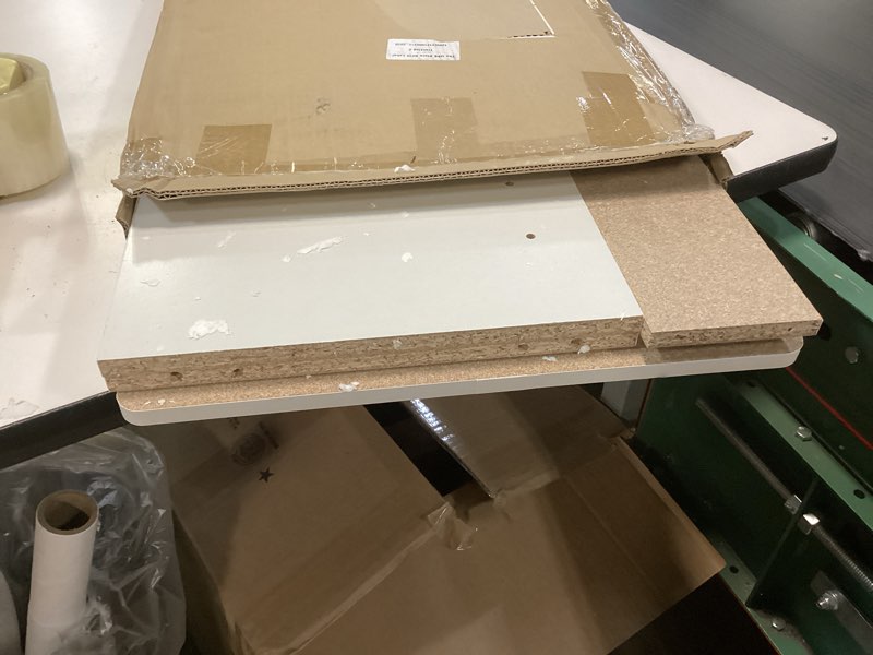 Condition photo showing New/Like New for Furinno Simplistic Study Table, White White 31.3" x 15.4"