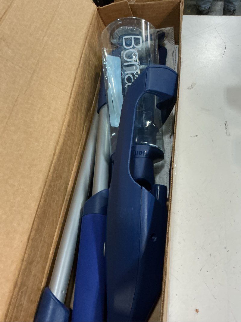 Condition photo showing Good Condition for bona hardwood floor premium spray mop - includes wood floor cleaning concentrate and machine washable microfiber cleaning pad - dual zone cleaning design for faster cleanup premium spray mop: concentrate packet