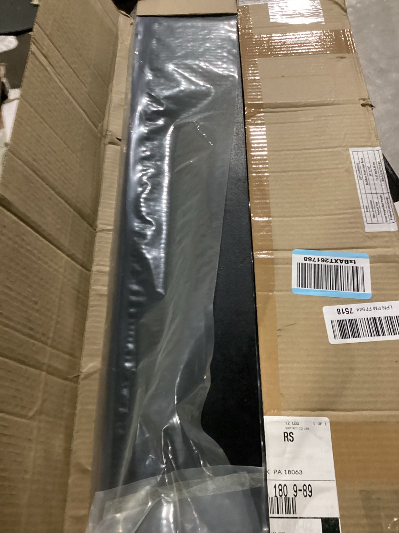 Condition photo showing Good Condition for Ottomanson All-Weather Bullnose Rubber Stair Treads – Non-Slip Step Mats for Wooden, Concrete, or Outdoor Stairs, Easy Maintenance, Tool-Free Placement, Pack of 5, 10" x 30", Black Grip Dots