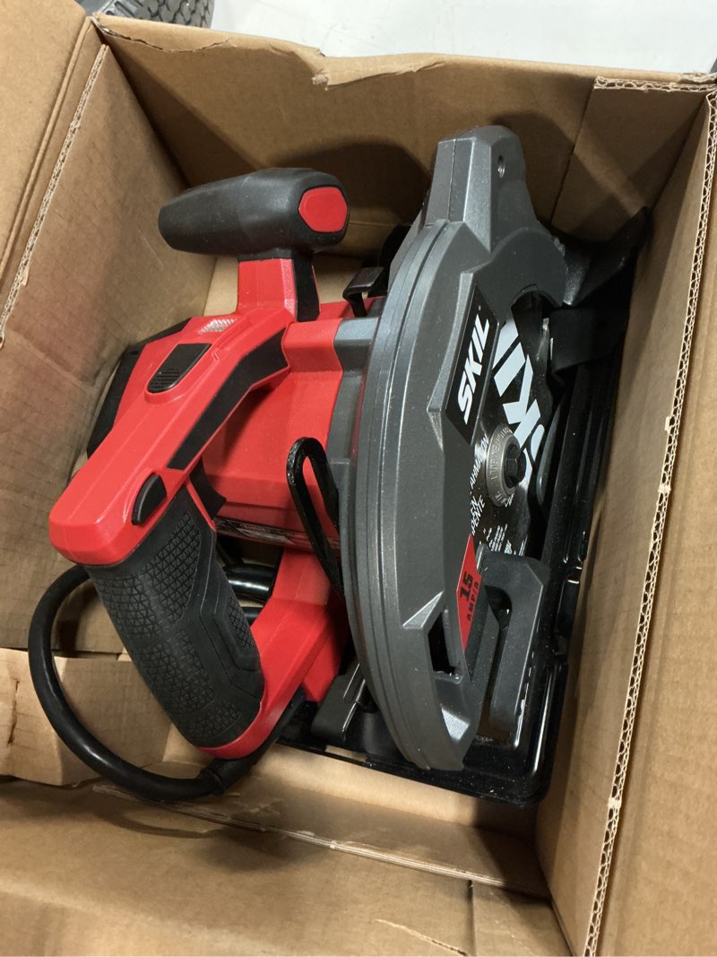 Condition photo showing As Is for skil 15-amp 7-1/4-in corded circular saw