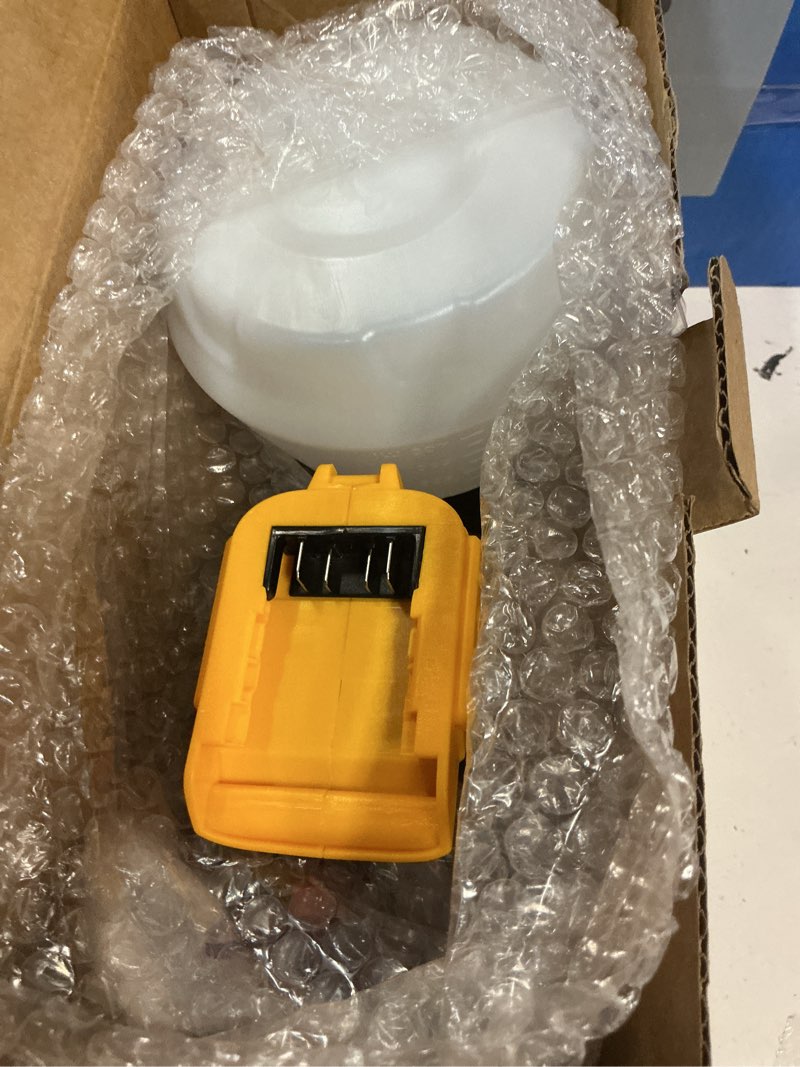 Condition photo showing New/Like New for paint sprayer for dewalt 20v max battery, cordless hvlp handheld spray paint gun, 200w brushless motor with copper nozzle, adjustable flow for walls, cabinets, furniture & fences (tool only) yellow
