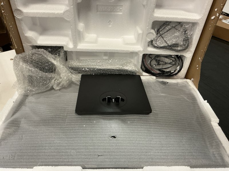 Condition photo showing As Is for Touchscreen Monitor 4K Gaming 27 Inch UHD 3840x2160 IPS Computer Monitor with Webcam, 60Hz, Ultra-Thin Bezel, HDMI, DisplayPort, 400 cd/?, VESA, Tilt Adjustable