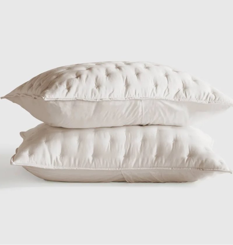  quince bamboo dream quilted sham set