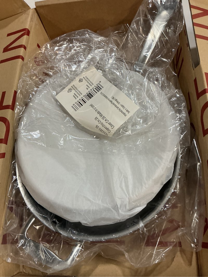 Condition photo showing Good Condition for Stainless Steel Clad 3.5-Quart Sauté Pan with Lid