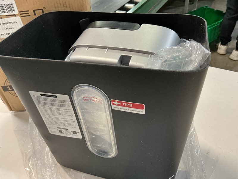 Condition photo showing Good Condition for BONSEN Shredder for Home Office, 4 Gallons 8-Sheet Cross Cut Credit Card Shredder, Small Paper Shredder for Home Use, High Security Level P-4, ETL Certification (S3101) Black