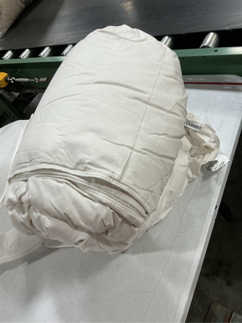 Condition photo showing Good Condition for all-season premium down comforter, full/queen, down