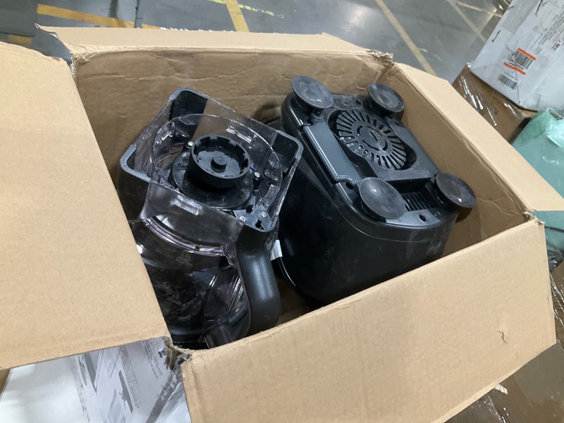 Condition photo showing As Is for ninja kitchen system | 8-cup food processor bowl & 72 oz. blender all-in-one | with (2) 16 oz. to-go cups | for smoothies, ice crushing, dough & more | 1500 watt | black | bl770 pitcher + bowl + (2) 16-oz. cups
