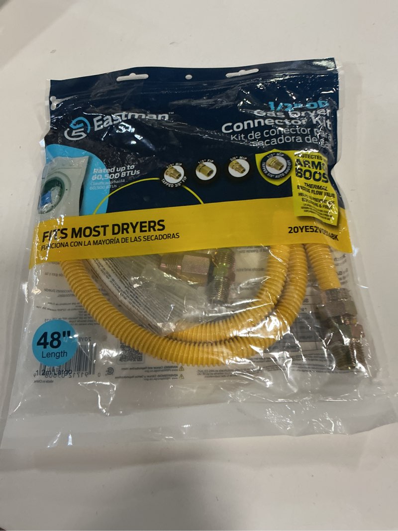 Condition photo showing New/Like New for Eastman 20YE52V05148K Gas Dryer Connector & Installation Kit - Quantity 1