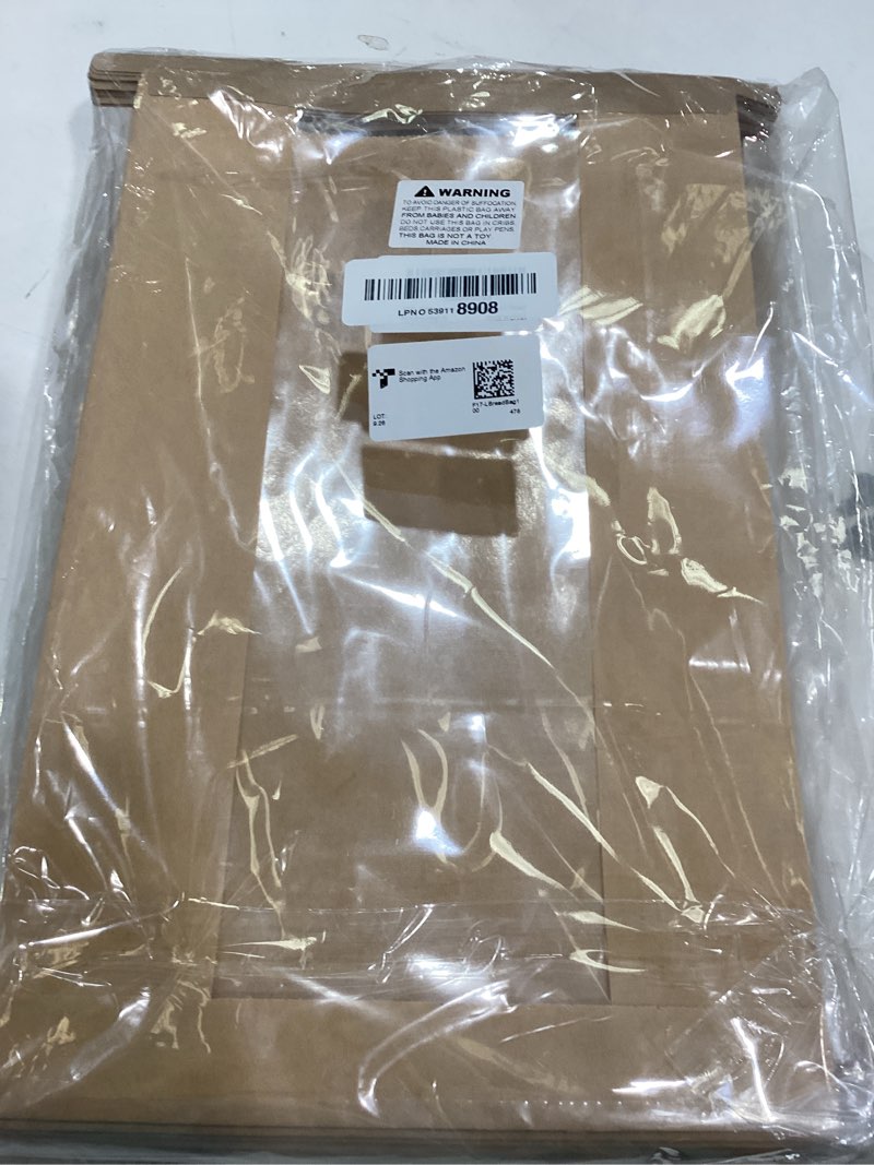 Condition photo showing Good Condition for 100 pack paper bread bags for sourdough, large bread bags with tabs for homemade bread round sourdough loaf bags for gifting (8.3x3.5×13 inches) | grease resistant