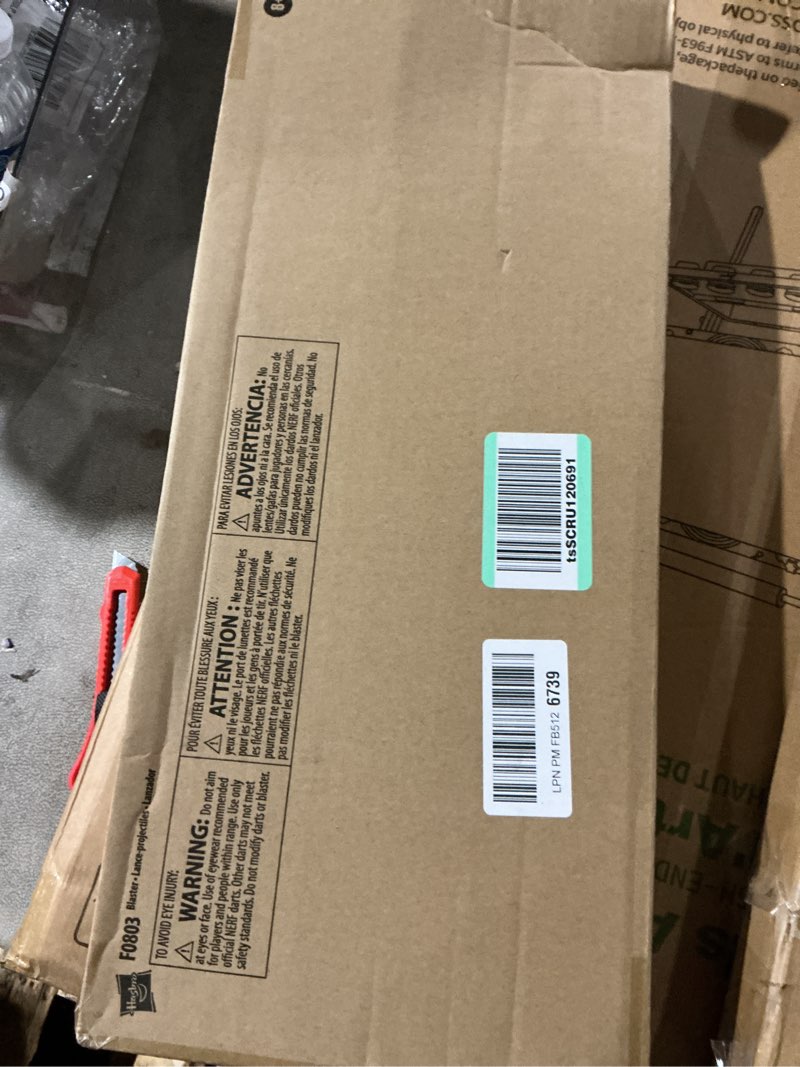 Condition photo showing Good Condition for Nerf DinoSquad Tricera-Blast Dart Blaster, 12 Nerf Elite Darts, Kids Outdoor Toys, Dinosaur Toys for 8 Year Old Boys and Girls and Up, Triceratops Design Standard