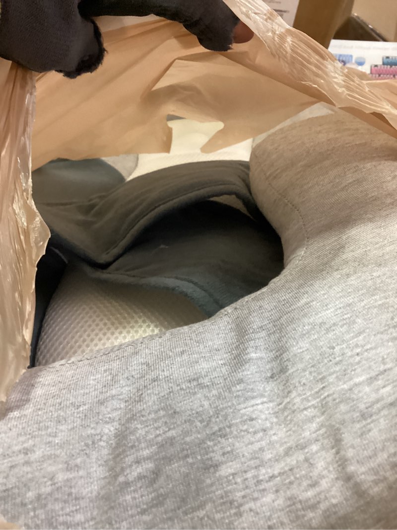 Condition photo showing Good Condition for Rootling Baby Feeding Pillow, Anti Overflow Feeding Pillow for Reducing Spit-Up, Safety Nursing Pillow, Baby Lounger Reflux Wedge Breastfeeding, Removable top and Bottom (Gray, Small) Gray Small