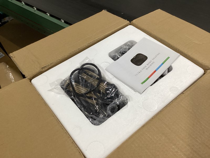 Condition photo showing Good Condition for vibration plate exercise machine for lymphatic drainage, whole body fitness workout equipment stand shake board sport gym for weight loss fat burner for women men white