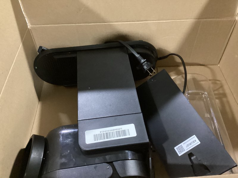 Condition photo showing As Is for keurig k-express single serve k-cup pod coffee maker, 3 brew sizes, strong button feature, 42oz removable reservoir, black
