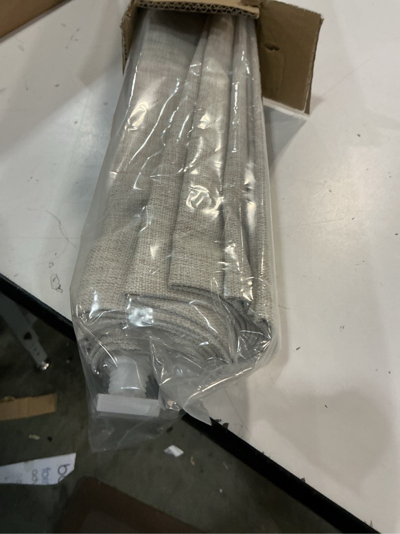 Condition photo showing New/Like New for LazBlinds No Tools No Drill Cordless Roman Shades for Windows, Blackout Thermal Insulated UV Blocking Window Blinds, Room Darkening Fabric Blinds for Indoor Windows, 30'' W x 64'' H, Beige Blackout - Beige 30" W x 64" H