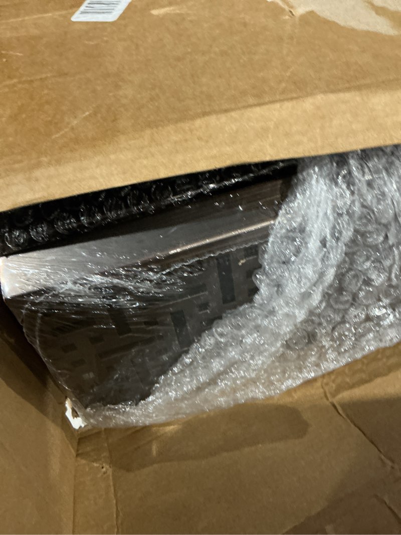 Condition photo showing Good Condition for landhoow baseboard diffuser register, oil rubbed bronze finish, vent covers for home floor wall baseboard air vent covers supply floor baseboard diffuser(18 inch duct opening size, 4 pack) 4 18 inch duct opening size
