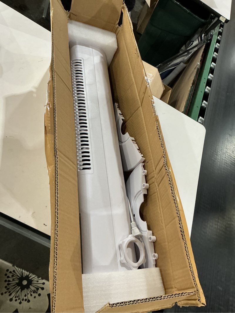 Condition photo showing As Is for Windowless Portable Air Conditioner, 35" Evaporative Air Cooler with Remote, 3 Speeds, Large Water Tank, Oscillating Cooling Fan