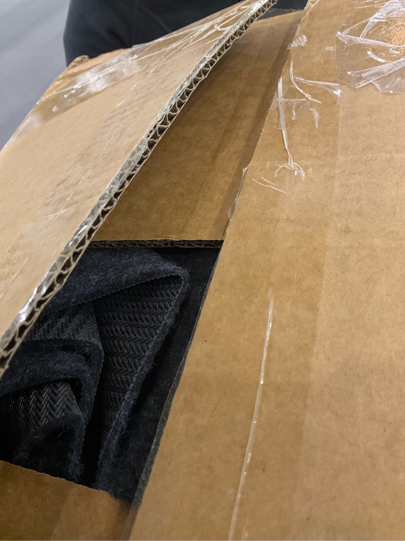 Condition photo showing New/Like New for 6.6'x 8.5' Garage Floor Mat & Oil Spill Mat, Heavy Duty Under Car Mat for Garage & Driveway, Protects Against Oil, Chemicals & Stains with TPE Anti-Leak Backing, Reusable & Washable