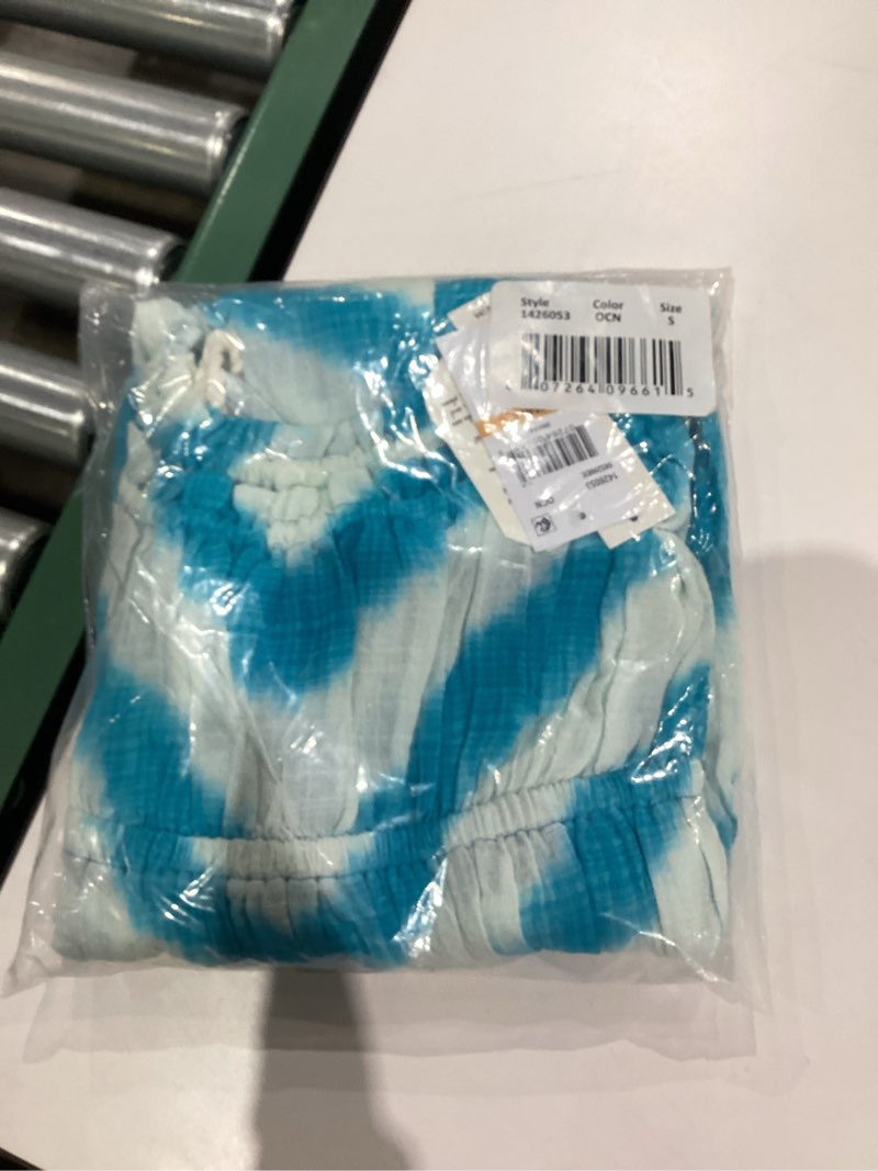 Condition photo showing New/Like New for Lucky Brand Ibiza Tie Dye Dress, Casual, Beach Cover Ups for Women Small Ocean