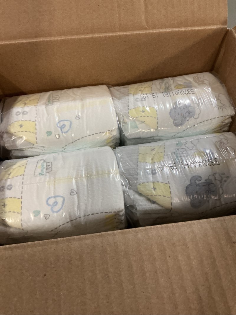 Condition photo showing New/Like New for pampers swaddlers diapers, size 0 (up to 10 lbs), 140 count, absorbent, keeps baby dry and comfortable, skin safe disposable baby diaper (packaging may vary) newborn 140