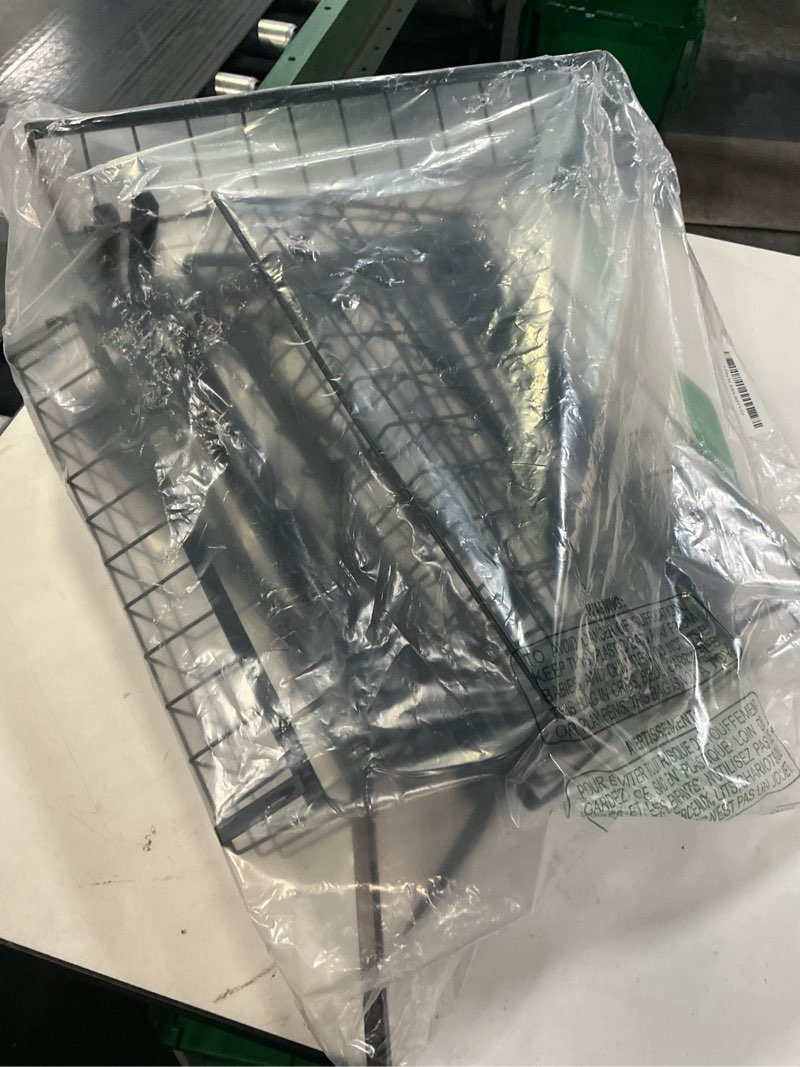 Condition photo showing As Is for Under Sink Organizer and Storage for Bathroom and Kitchen - 2 Pack 3 Tier Under Cabinet Pull Out Shelf Organizers - Slide Out Drawer Organization for Home Cabinets Shelves and Drawers 2 Pack Black