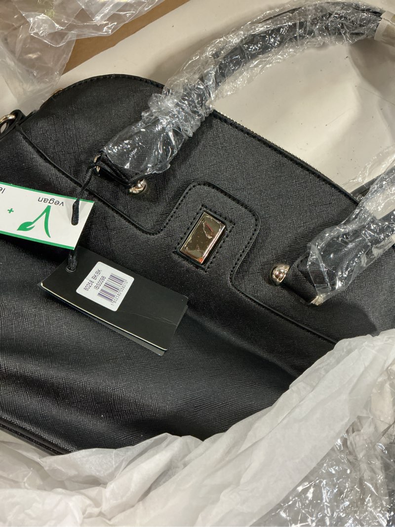 Condition photo showing Good Condition for top handbags for women, adjustable strap work satchel with wallet black 14inch