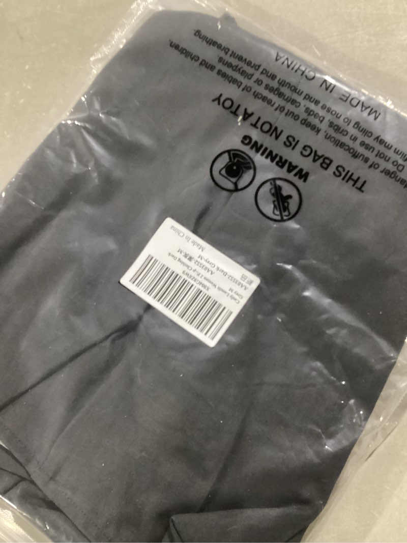 Condition photo showing Good Condition for Casly Lamiit Women's Summer 2 Piece Short Sets Crew Neck Button Down Vest with Pockets for Business Casual Work Blazer Set Dark Grey Medium