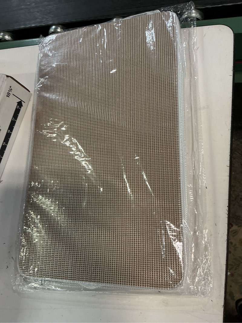 Condition photo showing New/Like New for dayard storage bins with metal frame, large storage baskets for closet organizing, rectangle, transparent transparent l
