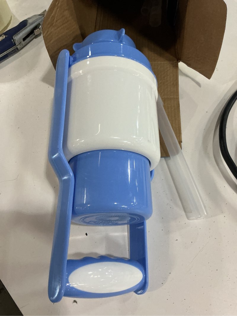 Condition photo showing Good Condition for primo water portable/manual 3 - 5 gal white water bottle pump w/handle plastic