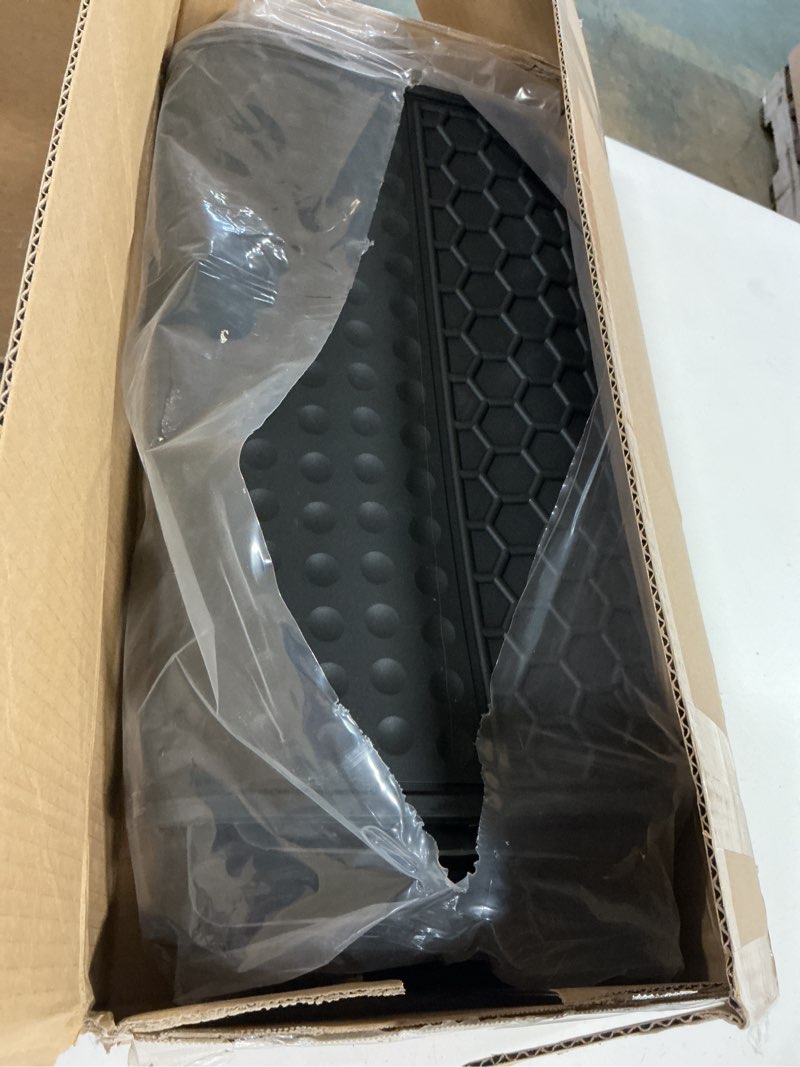 Condition photo showing Good Condition for Car Floor Mats Custom Fit for Ford Bronco 4-Door 2021-2025 Black Rubber Auto Liner Mats All Weather Protection Odorless 2021-2025 Bronco