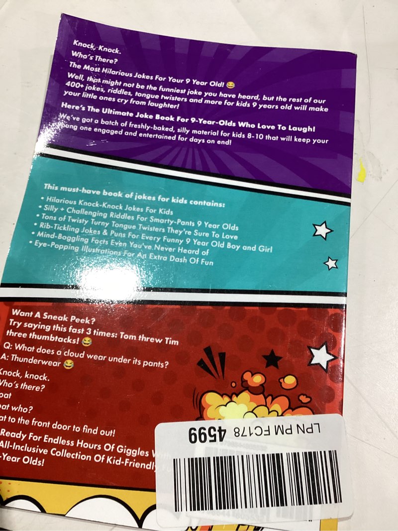 Condition photo showing Good Condition for Hilarious jokes 