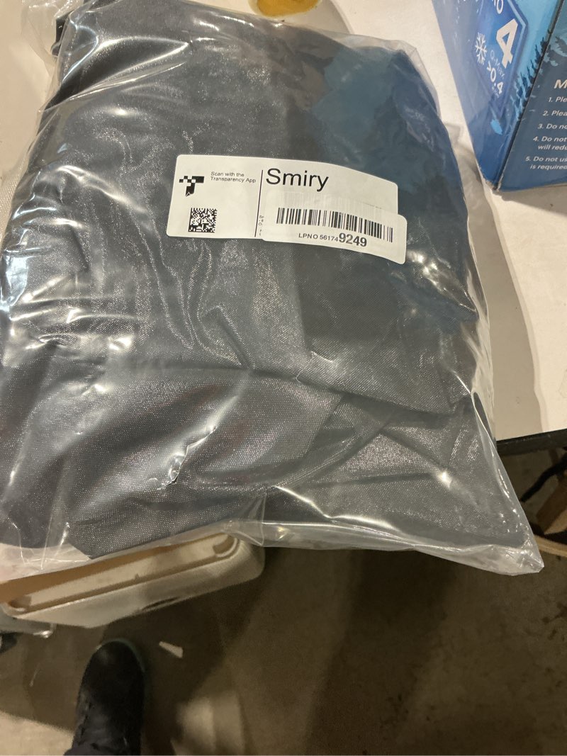 Condition photo showing Good Condition for smiry round picnic tablecloth, waterproof elastic fitted table covers for 57" - 68" tables, wipeable flannel backed vinyl tablecloths for camping, indoor, outdoor, black black for up to 57"-68" round