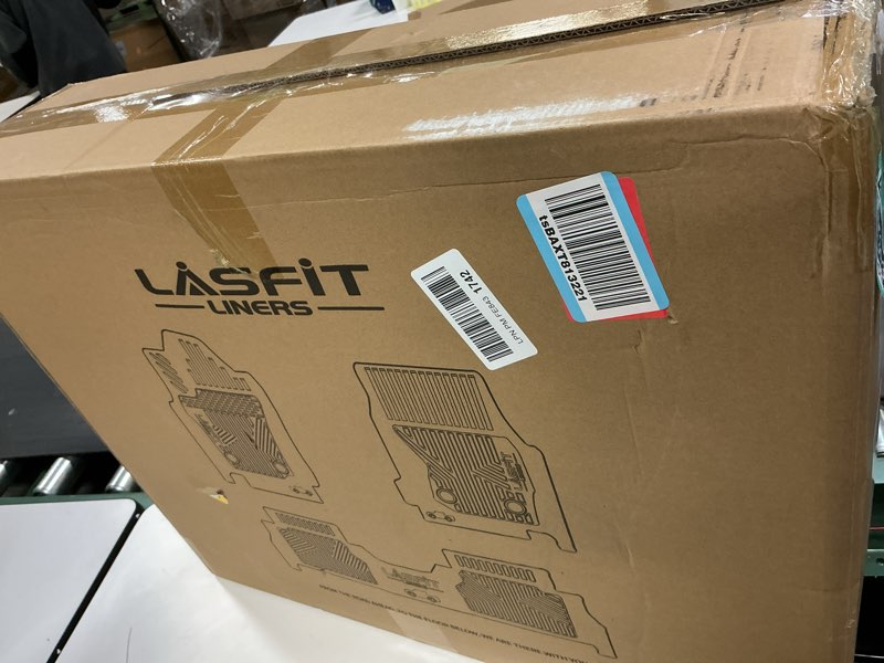 Condition photo showing Good Condition for LASFIT Floor Mats & Backrest Mats & Cargo Mats for Mazda CX-90/CX-90 PHEV 2026 2025 2024 7 Seats with 2nd Row Bucket Seats, All Weather TPE Custom Fit Floor Liners for CX-90/CX-90 PHEV Car Mats CX90 | 2024-2025 | Full Set Mats