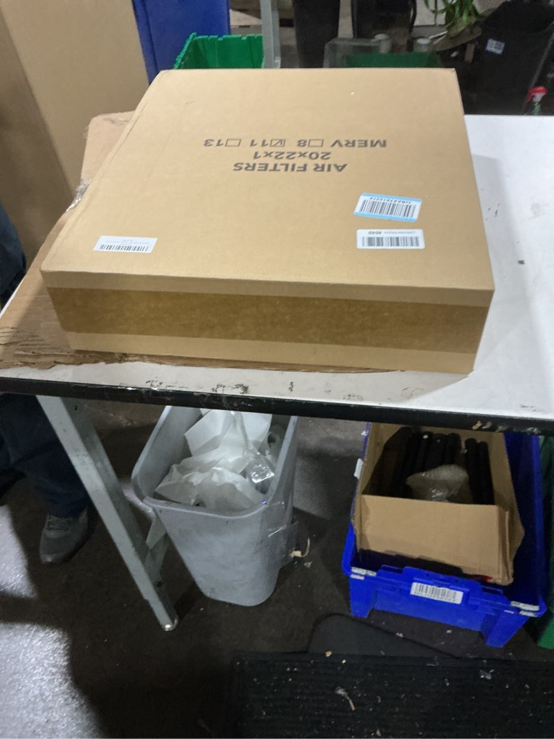 Condition photo showing New/Like New for 20x25x4 HVAC Air Filter, MERV 11, 2-Pack, Blue Electrostatic Pleated Furnace AC Replacement Filter, Easy Install, Long-Lasting 2-PACK 20x25x4