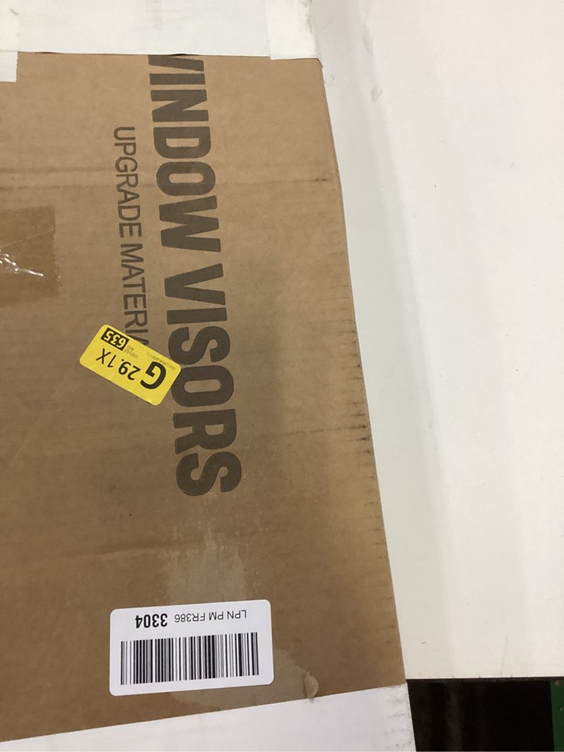 Condition photo showing New/Like New for window visors rain guards for 2015-2025 ford f150 supercrew, out-channel sun rain shades window vent deflectors for 2017-2025 f-150 raptor f250 f350 f450 f550 super duty crew cab, for full-size cabs 2015-2025 f150 supercrew