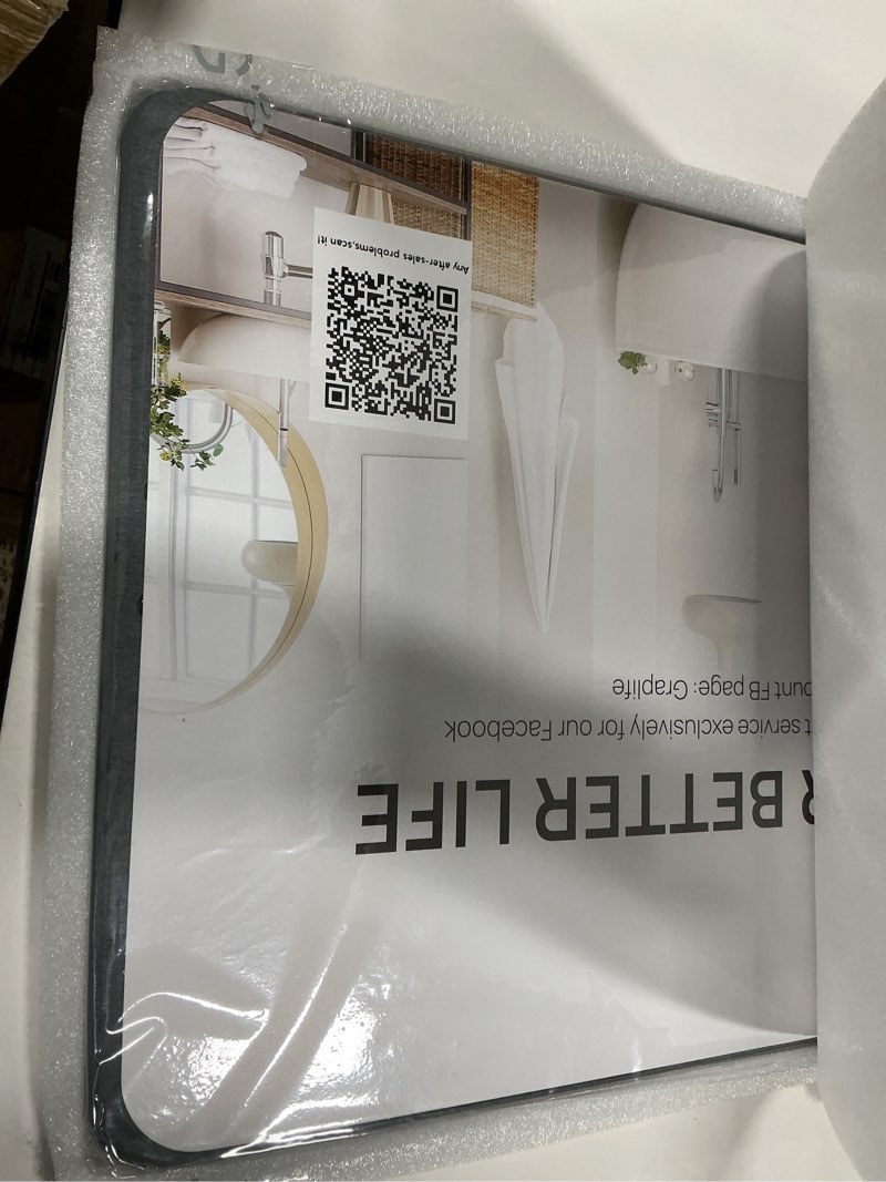 Condition photo showing Good Condition for Stone Bath Mat, Diatomaceous Earth Shower Mat, Non-Slip Super Absorbent Quick Drying Bathroom Floor Mat, Natural, Easy to Clean (23.6 x 15.35 Darkgrey) 23.6" x 15.4" (Rectangular) Dark Grey