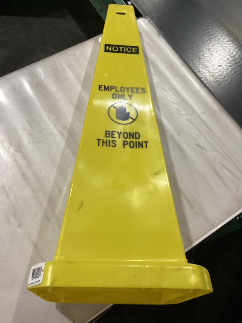 Yellow-Notice Employees Only Beyond This Point