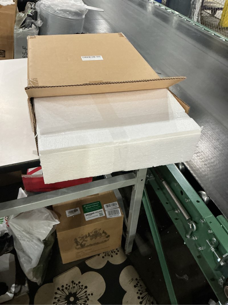 Condition photo showing New/Like New for Aoligrace Modern Round Side Table, C Shaped End Table for Couch, Unique Accent Tables for Living Room, Walnut Bedside Table for Small Spaces, Bedroom, Corner Walnut-c