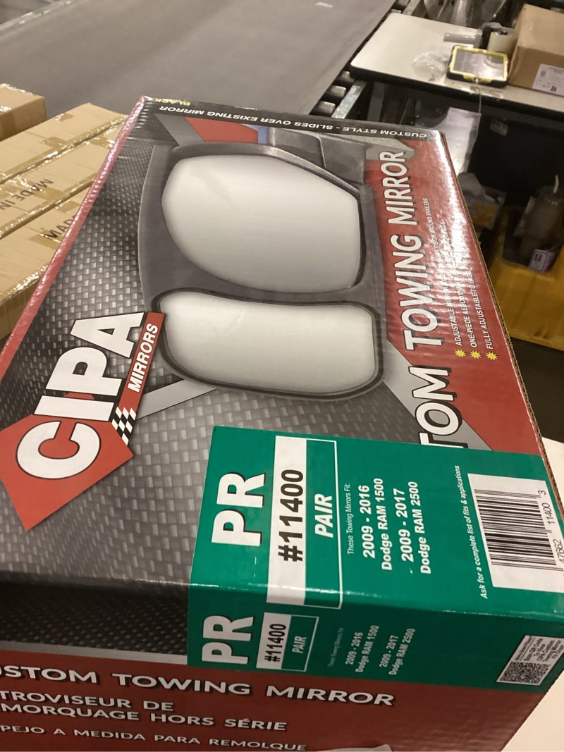 Condition photo showing New/Like New for CIPA 11400 Dodge Custom Towing Mirror