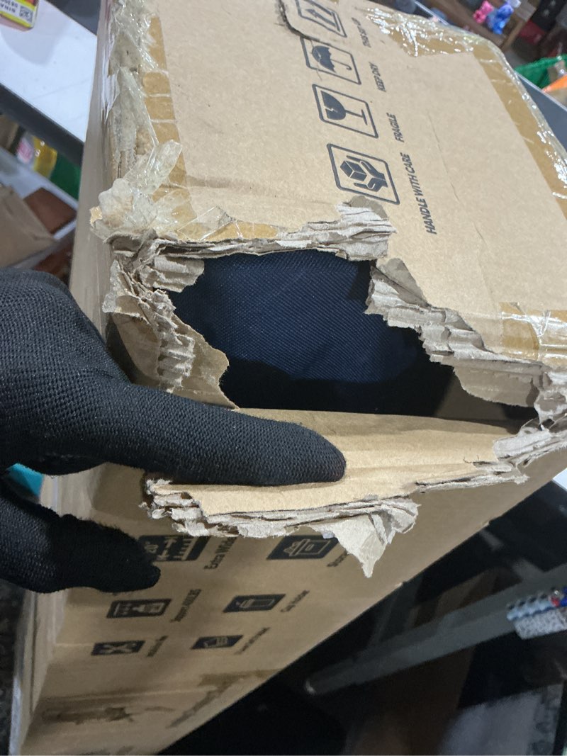 Condition photo showing Good Condition for 400lbs Rocking Camping Chair, Oversized Heavy Duty XL Folding Rocker for Adults, Padded High Back Big & Tall Support, with Cup Holders & Carry Bag for RV, Lawn, Patio & Sports